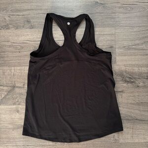 Yogalicious Solid Black Racerback Workout Tank Top Size Small Women